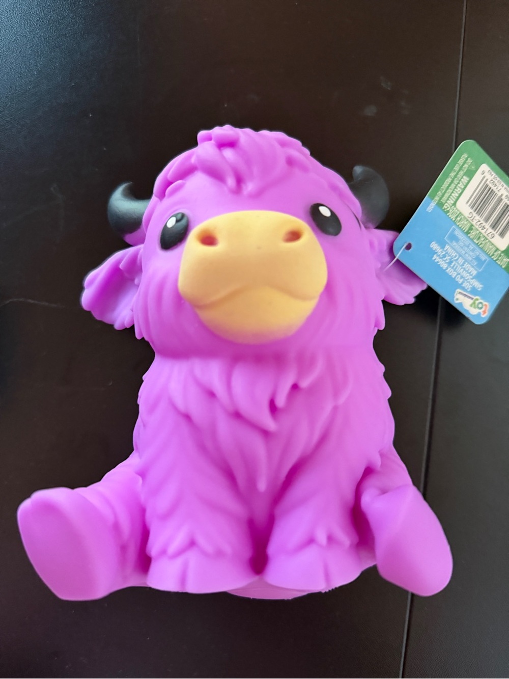 New Sunny Days Squeeezy Purple Highland Cow Squishy Toy 3+ Viral Fidget Squeeze
